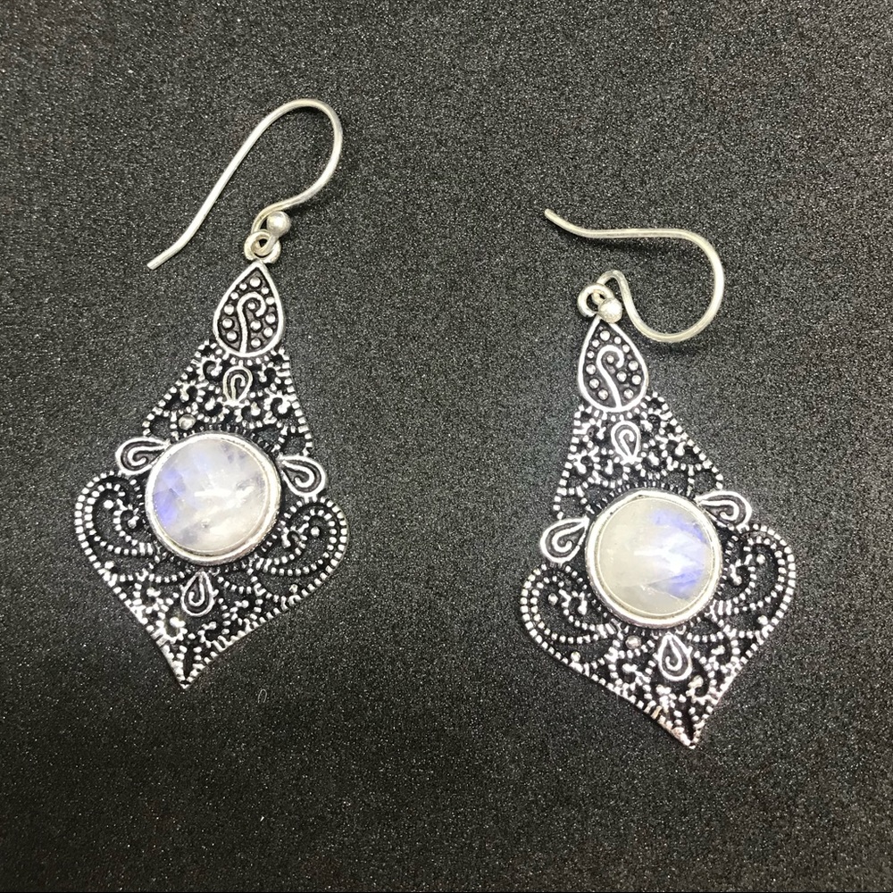 Bohemian Silver Earrings